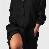Marlene Vestido Camisa Lino Longline