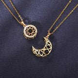 Collar 'Te amo hasta la luna y de vuelta'