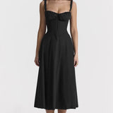 Ebba | Vestido Midi de Verano Sin Mangas para Mujeres