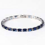 Pulsera Mireda Thalindra | Oro blanco