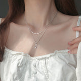 Collar de cristales superpuestos Gia