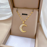 Collar dorado Lunaire