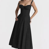 Ebba | Vestido Midi de Verano Sin Mangas para Mujeres