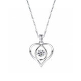 Collar de corazón con circonitas Enmity