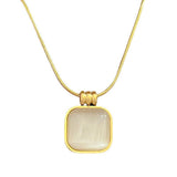 Collar de ópalo dorado Rousseau