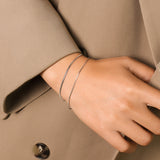 Pulsera dorada de doble capa Classia