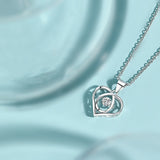 Collar de corazón con circonitas Enmity