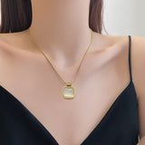 Collar de ópalo dorado Rousseau