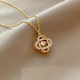 Collar de cadena dorada Andromeda