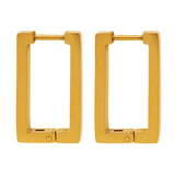 Pendientes geométricos dorados Terra