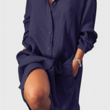 Marlene Vestido Camisa Lino Longline