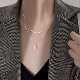 Collar de cristales superpuestos Gia