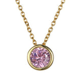 Collar de piedra natal Lyra