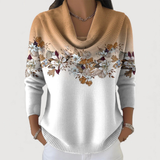Alora Rosa - Suéter floral con cuello suave