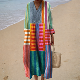 Alix - Vestido de Verano Impreso Halagador