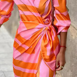 Sassa | Vestido Midi Envoltura para Mujeres