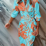Sassa | Vestido Midi Envoltura para Mujeres