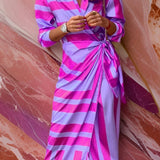 Sassa | Vestido Midi Envoltura para Mujeres