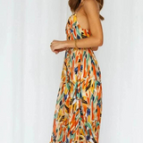 Ingrid | Vestido Midi Flowy de Verano para Mujeres