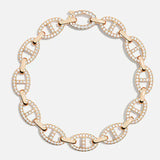 Pulsera Isla Marina | Oro blanco