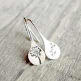 Pendientes de Flores Vintage en Plata 925
