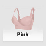 Yack Saint® Sujetador push-up con espalda alisadora – Rosa