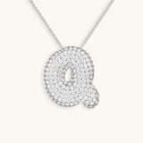 Collar de inicial con burbujas Hailey