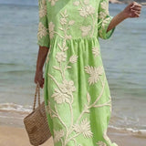 Ana | Vestido informal de mujer con estampado floral.