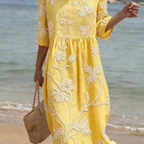 Sofia | Vestido informal de mujer con estampado floral.