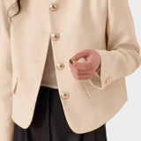 Blazer en línea elegante