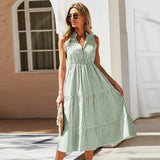 Violeta | Vestido Midi Flowy a Rayas para Mujeres