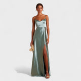 Lúcia - Vestido largo Satin