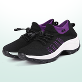 Ambulo Zapatos Ortopédicos de Tejido - Púrpura Negro