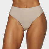 Tanga sin costuras con cubre camel toe (paquete de 5)