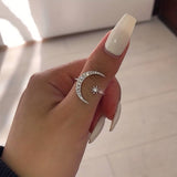 Anillo Bohemio Luna creciente