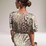 Heather | Vestido Midi con Nudo Frontal para Mujeres