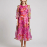 Vestido de Malla – Diseño Impreso Elegante para la Oficina y Eventos de Verano