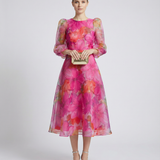 Vestido de Malla – Diseño Impreso Elegante para la Oficina y Eventos de Verano