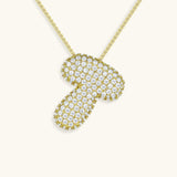 Collar de inicial con burbujas Hailey