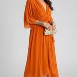 Hadley | Vestido Midi de Cóctel con Cintura Ajustable para Mujeres
