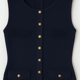 Hedda | Vestido Midi de Botones para Mujeres