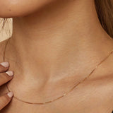Collar Bodega Box | Oro blanco