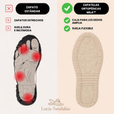 Mila – Zapatillas ortopédicas cómodas + Cremallera