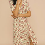 Amy | Vestido Midi Floral para Mujeres
