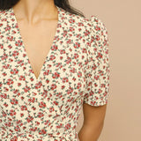Amy | Vestido Midi Floral para Mujeres