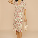 Amy | Vestido Midi Floral para Mujeres