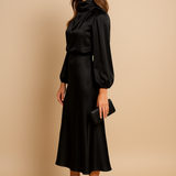 Ash | Vestido Midi de Manga Larga para Mujeres