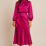 Ash | Vestido Midi de Manga Larga para Mujeres