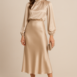 Ash | Vestido Midi de Manga Larga para Mujeres