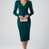 Khai | Vestido Midi de Manga Larga para Mujeres